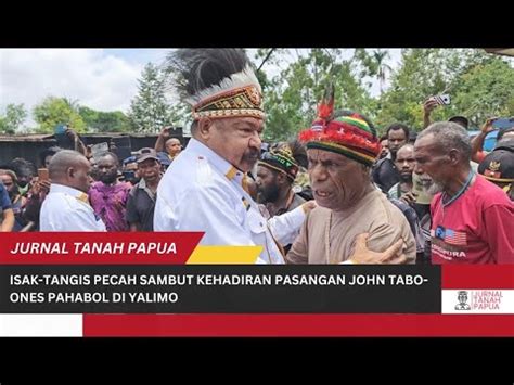 Isak Tangis Pecah Sambut Kehadiran Pasangan John Tabo Ones Pahabol Di