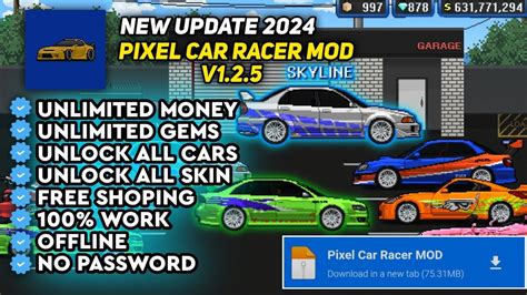 UPDATE Pixel Car Racer Mod Apk Terbaru 2024 V1 2 5 Unlimited Money