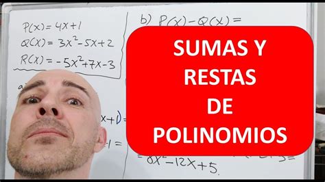 Ejercicios Resueltos De Suma Y Resta De Polinomios