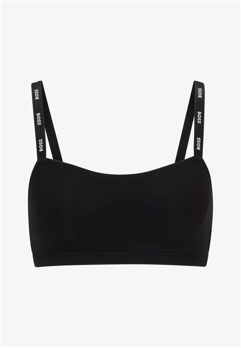 Boss Bralette Padded Brassière Black Noir Zalando Fr