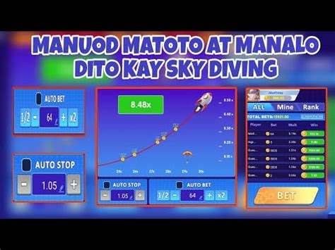 Manuod Matoto At Manalo Dito Kay Sky Diving Manila Game Youtube