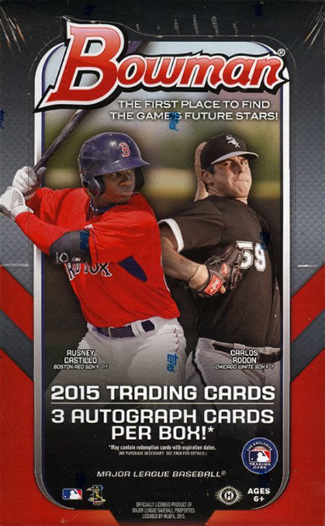 2015 Bowman Baseball Checklist Set Info Boxes More