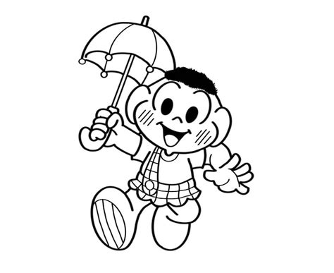 Desenho Do Cascao Para Colorir