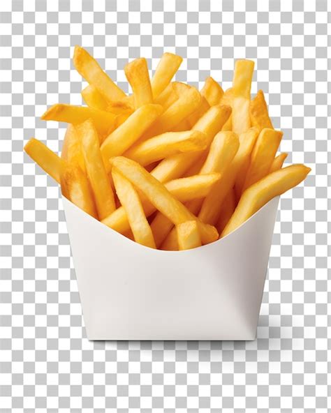 Premium PSD French Fries In A Paper Container