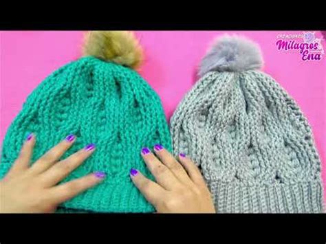 Video Parte Como Tejer El Gorro N A Crochet En Punto Espiga Y