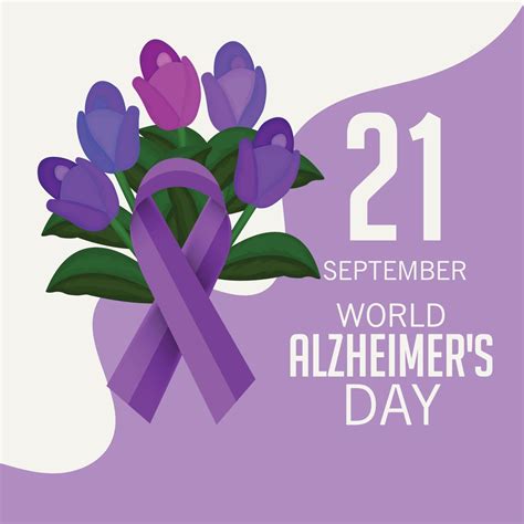 Vector Illustration Of A Banner For World Alzheimer S Day