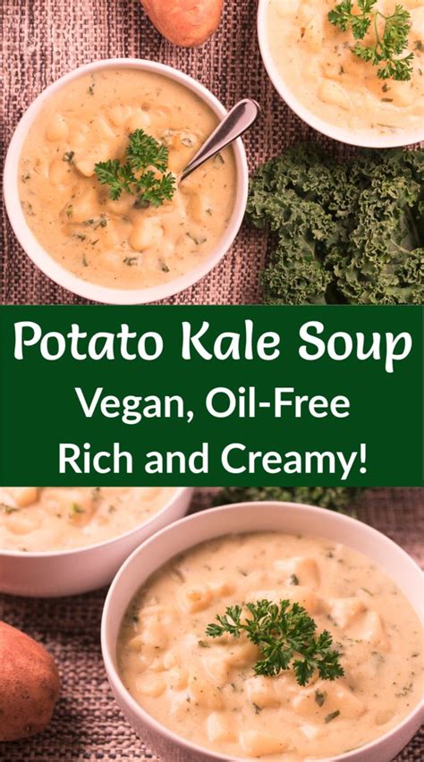 Get Ready To Grab A Spoon And Dip It Into This Creamy Potato Kale Soup