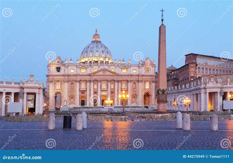 Basilica Di San Pietro Vatican Rome Italy Editorial Stock Image