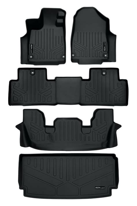 A0581b0581c0581e0581 Smartliner 1st 2nd And 3rd Row Floor Liners And Cargo Liner