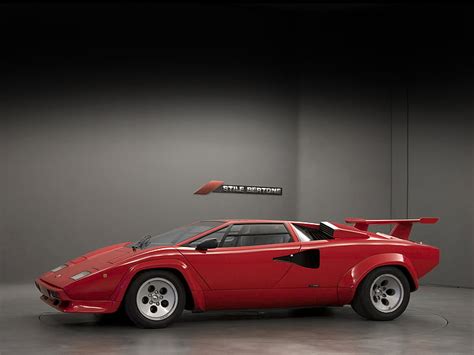 HD Wallpaper 1985 Classic Countach Lamborghini Lp5000 Lp5000 S