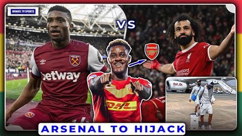 ARSENAL TO HIJACK GHANAIAN WINGER KUDUS VS SALAH BLACK STARS CAMP