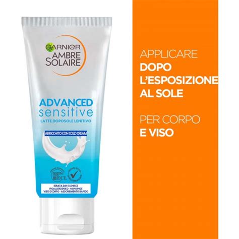 Advanced Sensitive Latte Doposole Lenitivo Ml Garnier Ambre Solaire