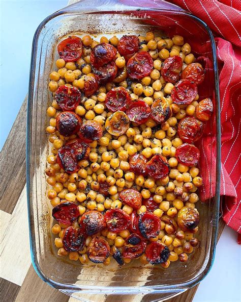 Garbanzos Al Horno Con Tomatitos Cherry Cocinandomelavida