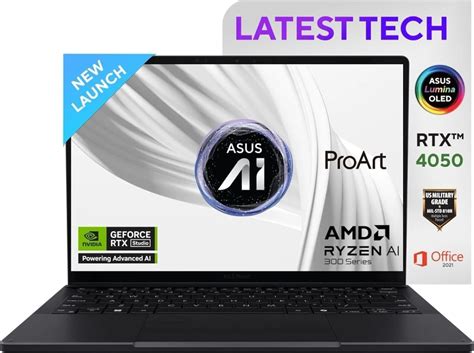 Asus Proart Px13 Oled Hn7306wu Lx001ws Creator Laptop Amd Ryzen Ai 9 365 24gb1tb Ssd 6gb Rtx