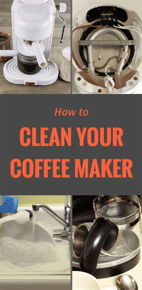 How To Clean Your Coffee Maker