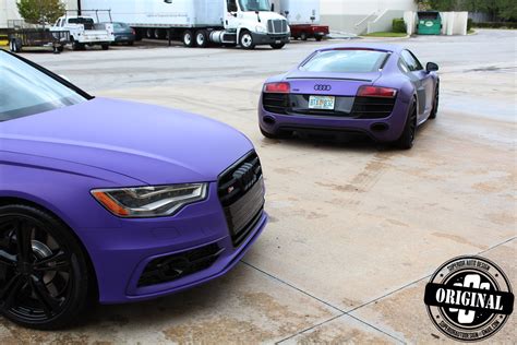 Averys Matte Purple Audi R8 V10 By Superior Auto Design Gtspirit