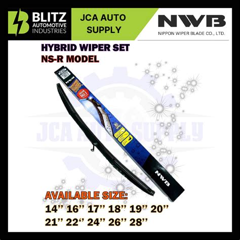 Nwb Hybrid Wiper Blade Ns R Model Blitzcarbon