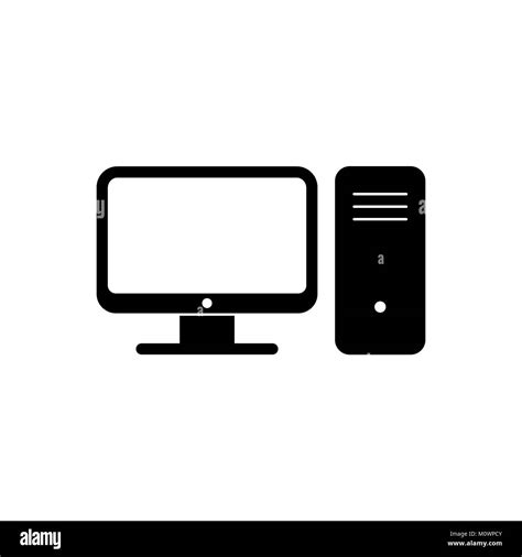 Computer Icon White