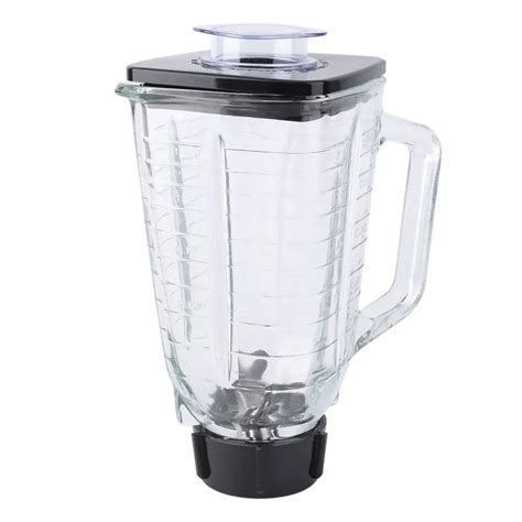 Ronnel Collection Piece Square Glass Blender Jar Replacement Kit For