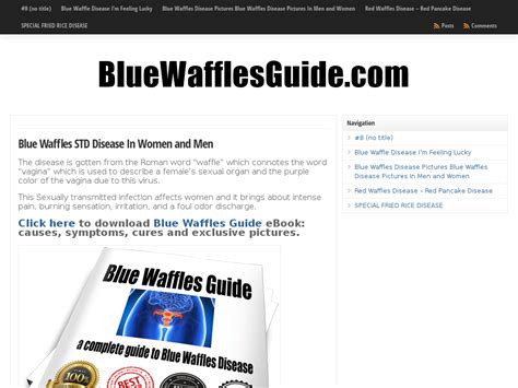 Blue Waffles Disease In Women