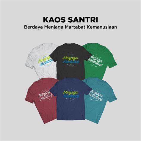 Jual Kaos Tema Hari Santri Kaos Hari Santri Nasional Kaos Santri