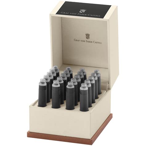 Graf Von Faber Castell Ink Cartridge Pack Of 20 Inks And Refills