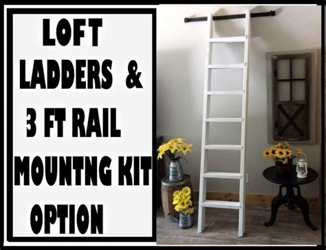 Loft Ladders Mountng Kit Option 3ft Railtop Hooks Hooks Etsy