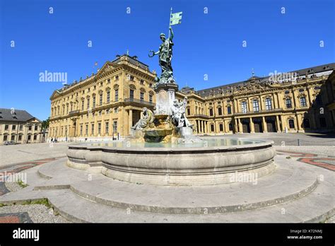 Germany Bavaria Upper Franconia Region Wurzburg Residenzplatz