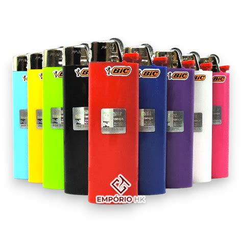 Isqueiro Bic Grande Unid Emp Rio Hookah