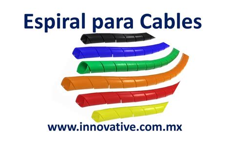 Espiral Para Cables Blanco Negro Y En Colores