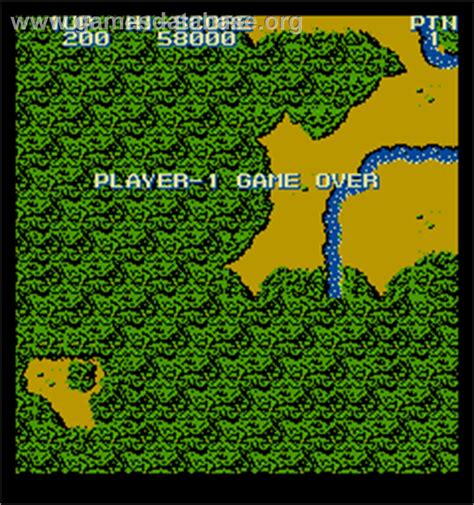Liberation Arcade Artwork Game Over Screen