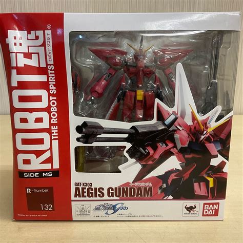 Ga811 60t Bandai Robot魂 ＜side Ms＞ Gat Aegis Gundam イージスガンダム 機動戦士ガンダムseed Destiny フィギュア その他 ｜売買され