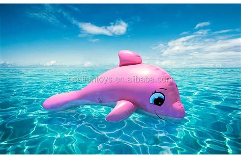 Hanging Inflatable Dolphin Pool Toys Pvc Animals Water Beach Toys ...