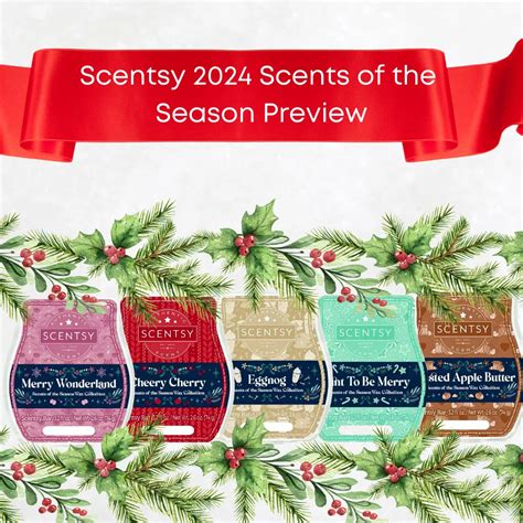 Scentsy Scents Of The Season 2024 Wax Collection Shop November 1