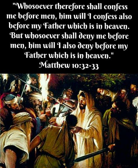 Matthew Kjv Whosoever Therefore Shall Confess Me Before Men