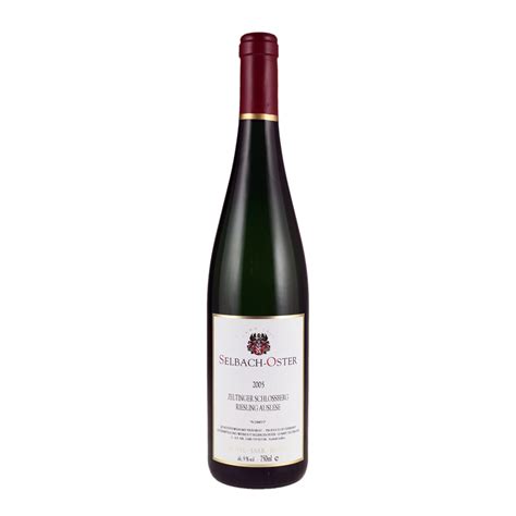 Selbach Oster Zeltinger Sonnenuhr Schmitt Auslese Rare Fine Wines