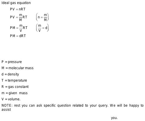 Different Forms Of Ideal Gas Equation