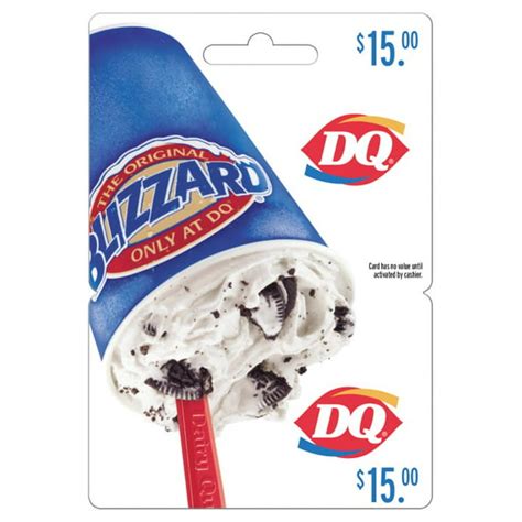 Dairy Queen $15 Gift Card - Walmart.com - Walmart.com