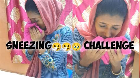 Sneezing Challenge 🤧🤧shanizzvlog7408 Youtube