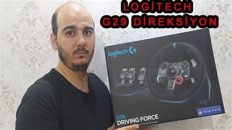 LOGITECH g29 direksiyon seti kutu açılımı kurulumu ilk oynanış