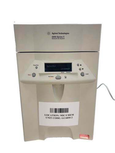 Agilent Series Ii Network Gc System A G B Gas Chromatograph