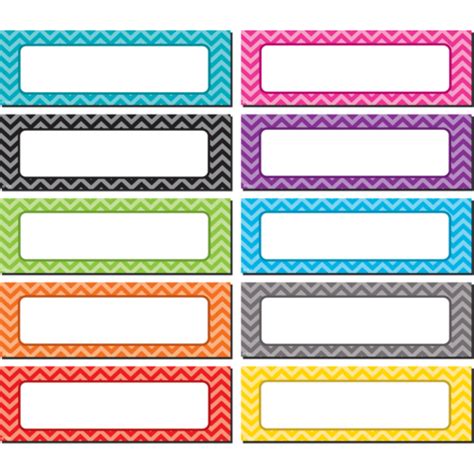 Chevron Labels Magnetic Accents Tcr Teacher Created Resources