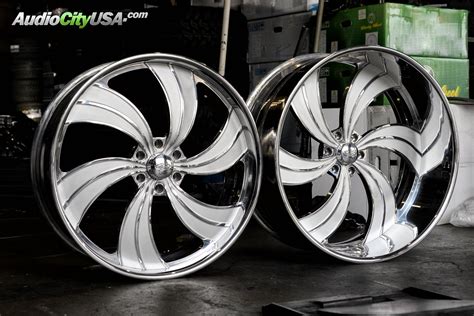 New Intro Twisted 6 Vista Billet Wheels 6061 Aluminum Welded 3 Piece