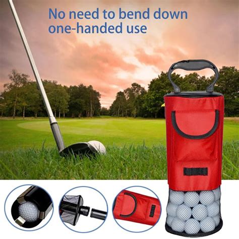 MYCOLOR Portable Practice Zipper Storage 75-80 Balls Golf Ball Golf ...