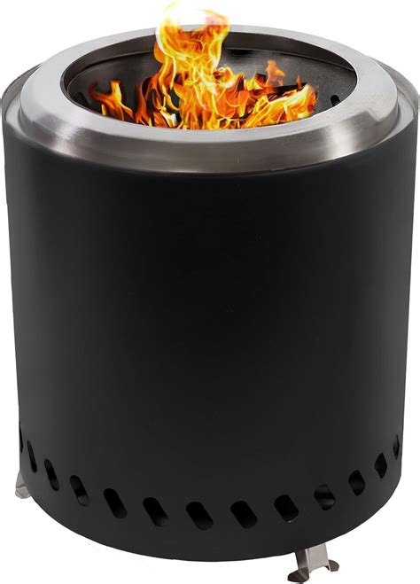 Amazon Sunnydaze Tabletop Smokeless Fire Pit With Foldable Legs