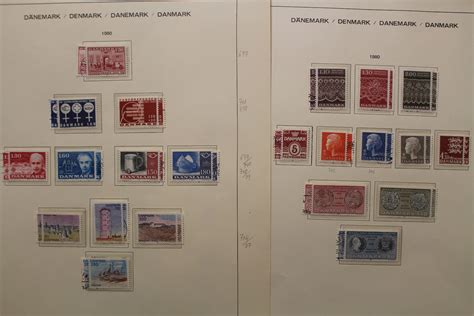 D Nemark Meist Gestempelte Sammlung Briefmarken