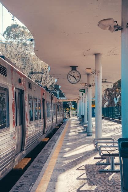 Premium Photo | Train in sintra to lisbon with watch