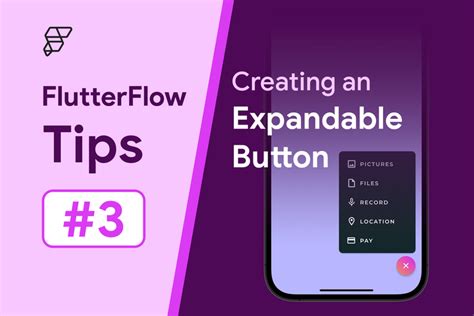 Creating An Expandable Button Using Flutterflow