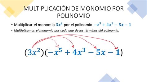 Praktisch unter Oberer höher multiplicacion de monomio por monomio