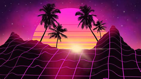 Retro Miami Wallpapers Top Free Retro Miami Backgrounds Wallpaperaccess